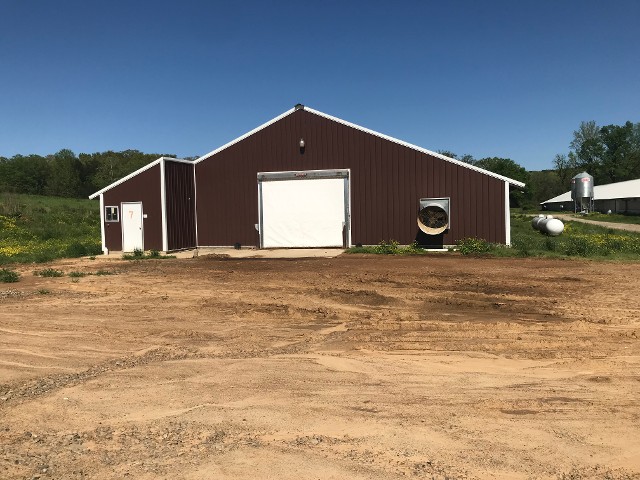 Front View Wooden Farm House